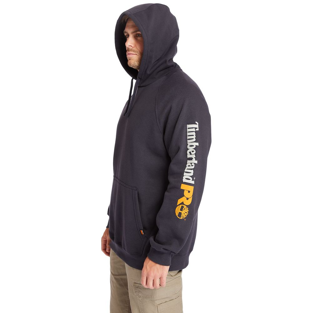 Sudadera Timberland Argentina Hombre - Pro® Big & Tall Hood Honcho Sport Hoodie - Azul Marino - QZBL